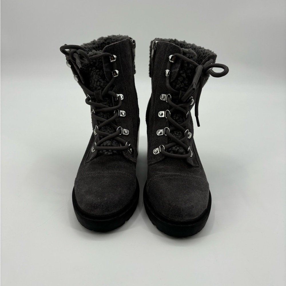 Marc Fisher Lakynn Grey Multi Suede‎ boot size 7.5